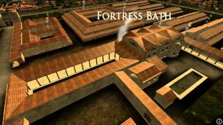 Animation of ancient Roman Fort in Caerleon Wales [upl. by Pirzada]