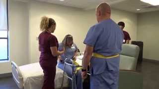 Physical Therapy Transfer Training  How To Transfer From Wheelchair To Bed [upl. by Redmond]