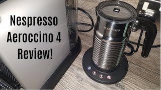 Nespresso Aeroccino 4 Milk Frother Review  Worth upgrading from the Aeroccino 3 [upl. by Dleifxam]