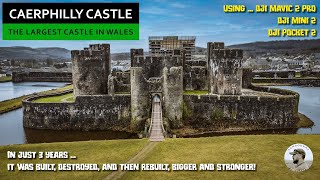 Caerphilly Castle  The Largest in Wales 2nd in Britain [upl. by Akcirderf]