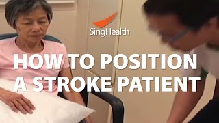 How To Position A Stroke Patient [upl. by Nortal]