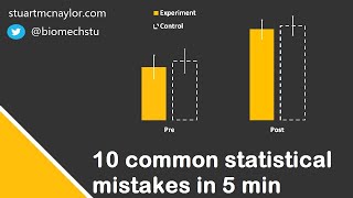 Ten Statistical Mistakes in 5 Min [upl. by Odraude]