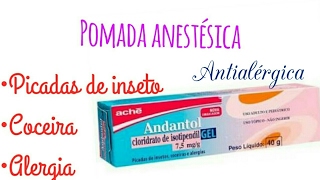 Resenha PomadaAndantol Gel [upl. by Nnaeiluj]